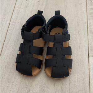 H&M Kids Black Strappy Fisherman Sandals
